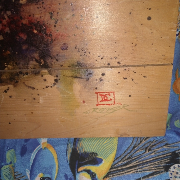 UNIQUE AND PHENOMENAL WILE E WOOD "" THE LOON" WOOD ART - Picture 7 of 9